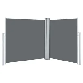 vidaXL Ausziehbare Seitenmarkise Anthrazit 100 x 600 cm