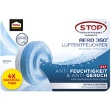 Pattex AERO 360° Neutral Tabs Nachfüllpack (4er-Pack), reduzieren Feuchtigkeit und schlechte Gerüche, Nachfülltabs für den Luftentfeuchter AERO 360°