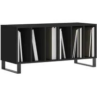VidaXL Plattenschrank Schwarz 100x38x48 cm Holzwerkstoff