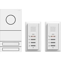 Gira System 106 Audio Set 2407902 2WE weiß (lackiert)