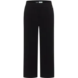 Cecil High Waist Wide Leg Hose Schwarz XXL