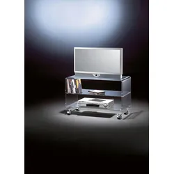TV-Board PLACES OF STYLE "Remus", transparent, B:80cm H:50cm T:40cm, Acrylglas, Sideboards, aus Acrylglas
