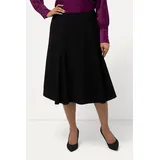 Ulla Popken Midirock in schwarz | 58-60