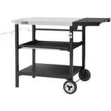 Royal Gourmet Grilltisch 70 x 50 cm Edelstahl schwarz
