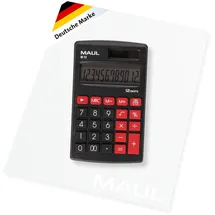 Maul Taschenrechner M 12 Solar Batterie 1-zeilig, 12 batteriebetrieben, solarbetrieben