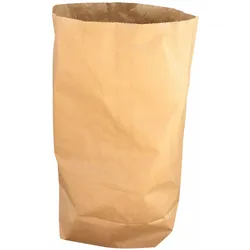 VEPATIM 25 Papier Müllsäcke 30 L 45x60+20cm 2-lagig kompostierbar & kompostierbar braun
