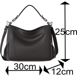 KMISSO 30627 Shopper Veganes Leder Black