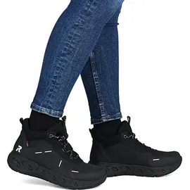 Rieker Damen M6500 Sneaker High, Schwarz, 37