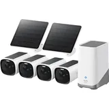 eufy eufyCam E40 4-Kamera-Set + HomeBase S380 + Solarpanel