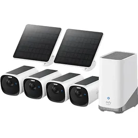 eufy eufyCam E40 4-Kamera-Set + HomeBase S380 + Solarpanel