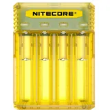 Nitecore Q4 - Ladegerät für Li-Ion Akkus, 4 Farben (gelb)