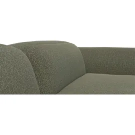 flexlux Ecksofa FLEXLUX "Salino, Funktionssofa mit Recamiere, Relaxsofa, Ecksofa", grün (moss), B:340cm H:88cm T:182cm, 100% Polyester, Sofas, Ecksofa, Sofa mit Arm- und Kopfteil-Verstellungen, Kaltschaum & Stahl-Wellen