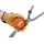 Petzl Scorpio Eashook Klettersteigset Grau