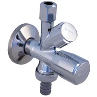 Schell Kombi-Eckventil Comfort 1/2" x 3/8" x 3/4"