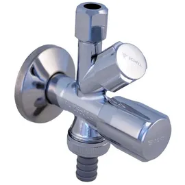 Schell Kombi-Eckventil Comfort 1/2" x 3/8" x 3/4"