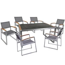 Garden Pleasure Averna Set 7-tlg. Grau