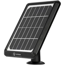 LUVISION Solarpanel Solarkollektor für Akku Überwachungskamera schwarz