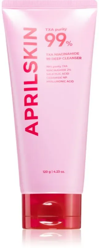 APRILSKIN TXA Niacinamide 99 Deep Cleanser Reinigungsschaum zum Abschminken gegen Mitesser 120 g