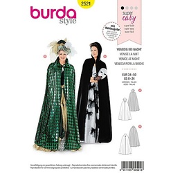 burda Schnitt 2521 "Cape - Maskenball"