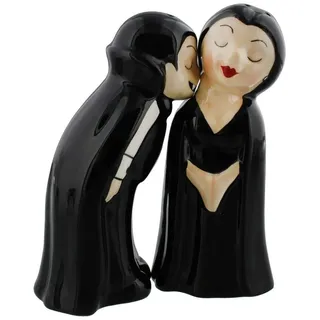 Pacific Giftware Vampire Love at First Bite Magnetisches Salz- und Pfefferstreuer-Set aus Keramik