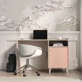 petits-meubles SCHREIBTISCH Alycia 0 x 0 cm Beige/Korallenrosa