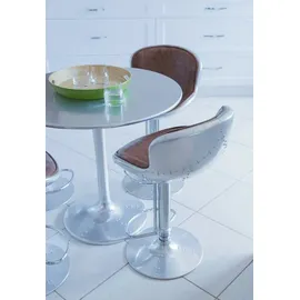 aea Hocker Barhocker Sessel Stuhl Bar Tresen Einrichtung aviator Aluminium  - Silber