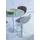aea Hocker Barhocker Sessel Stuhl Bar Tresen Einrichtung aviator Aluminium  - Silber