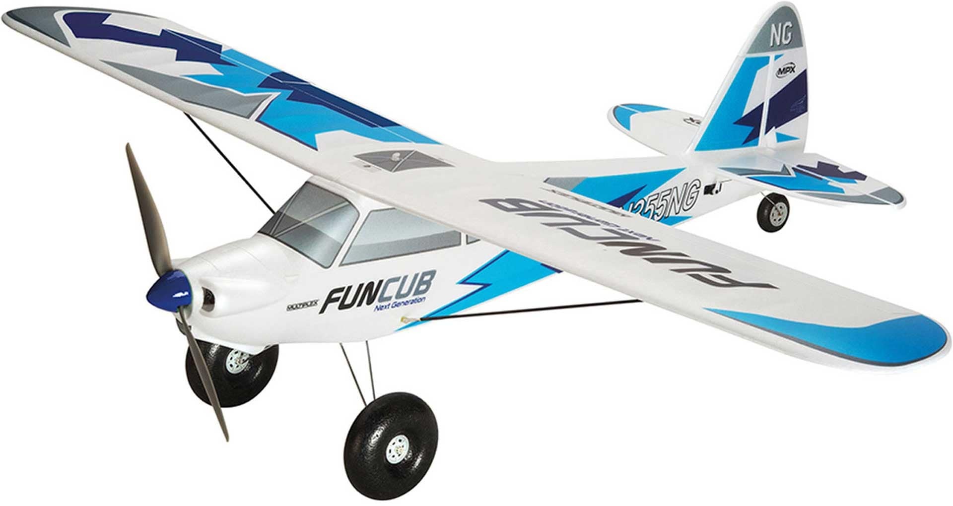 Multiplex RC Motorflugmodell RR FunCub NG blau Modellflugzeug (Motorflugzeug)
