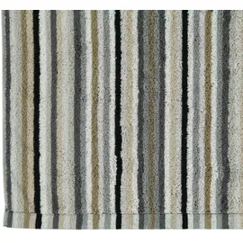 CAWÖ Life Style Streifen 7048 Duschtuch 70 x 140 cm kiesel