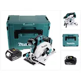 Makita DHS 680 T1J Akku Handkreissäge 18 V 165 mm + 1x Akku 5,0 Ah + Makpac - ohne Ladegerät