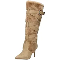 Steve Madden Stiefel Leder/Textil | Braun 39