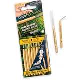 Woobamboo Umweltfreundliche Interdentalbürsten, Bambus, klein, 8 Stück