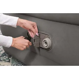 BESTWAY TriTech® Doppelluftbett Fashion FlockTM mit integrierter Elektropumpe 203 x 152 x 56 cm