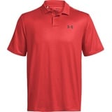 Under Armour PERF 3.0 PRINTED Polo red solstice XXL