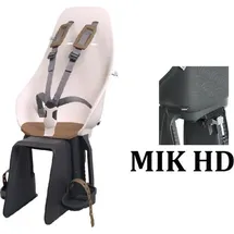 Urban Iki Ta-Ke Fahrradkindersitz nur MIK HD Klicksystem pink braun sakura kurumi - Beige
