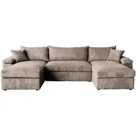 OTTO home Wohnlandschaft Polyester 2-Sitzer Beige