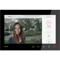 Gira Wohnungsstation Video AP 7 1209005 schwarz matt