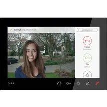 Gira Wohnungsstation Video AP 7 1209005 schwarz matt