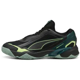 Puma Solarstrike 4 Hallenschuhe Herren black/green terrain/fizzy light 45