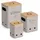 Zeller Vorratsdose GARLIC greige 11,5 x 11,5 x 14,4 cm 1,3 l