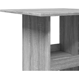 vidaXL Bartisch 60 x 60 x 102 cm Grau Sonoma