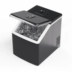 Klarstein Clearcube Eiswürfelmaschine | Klareis | 13kg/24h Schwarz