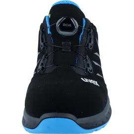 Uvex Halbschuh schwarz/blau uvex 2 trend, S1P BOA, EU-Schuhgröße: 44