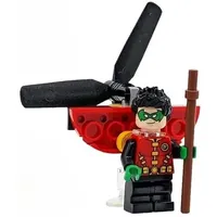 LEGO Superhelden Batman: DC Comics Robin with Jetpack and Yellow Cape