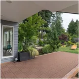 Home Deluxe WPC Bavaro Terrassenfliesen, 132 Stck., 30x30cm, 12m2, hellbraun