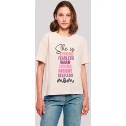 T-Shirt F4NT4STIC "Mothers Day Inspirational Quote", Damen, Gr. 5XL, pink, Obermaterial: 100% Baumwolle, casual, oversize, Rundhals, Kurzarm ohne Bündchen, Shirts, Premium Qualität