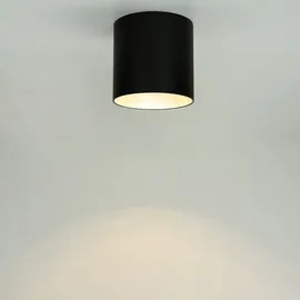 Licht-Erlebnisse POINT 1x GU10 rund schwarz/silber