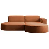 kaiser möbel Ecksofa, Orange, 4-Sitzer, L-Form, 236x165 cm, Reach, Wohnzimmer, Sofas & Couches, Wohnlandschaften, Ecksofas