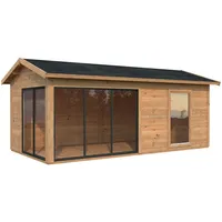 Palmako Gartenhaus Amanda 17,1 m2 Slide - 44 mm