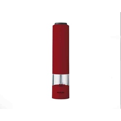 Michelino Gewürzmühle Elektrische Gewürzmühle Salz-/Pfeffermühle Grob- und Feinjustierung rot